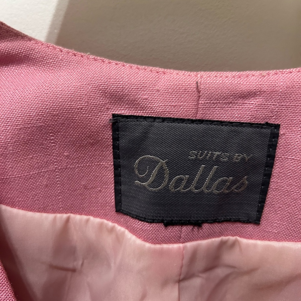 Vintage Suits by Dallas Women's Size 10/12 | Pink‎ Suit Jacket - Picture 3 of 10